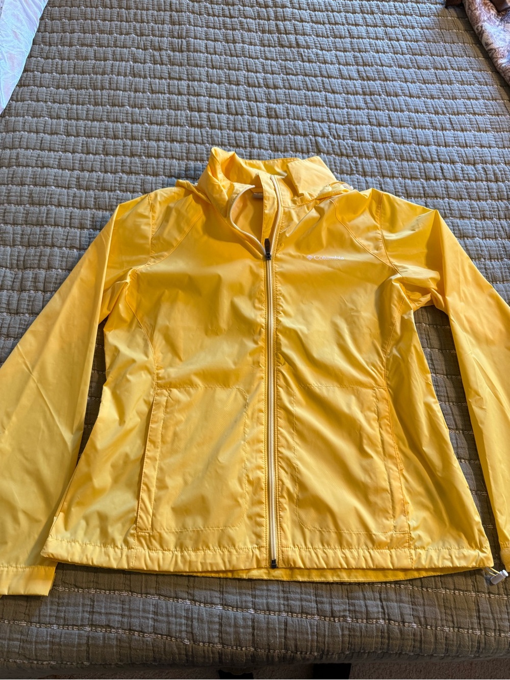 Yellow Columbia Lightweight Women's Zip-Front Jacket